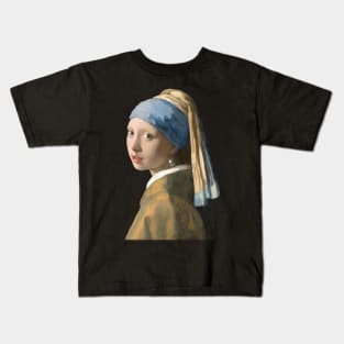 Girl with a pearl earring Kids T-Shirt